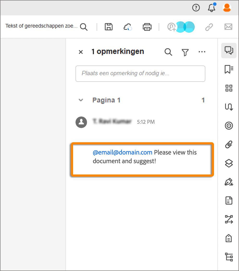 Invitasjonsmelding lagt inn som kommentar