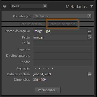 Metadados-foto-selecionada