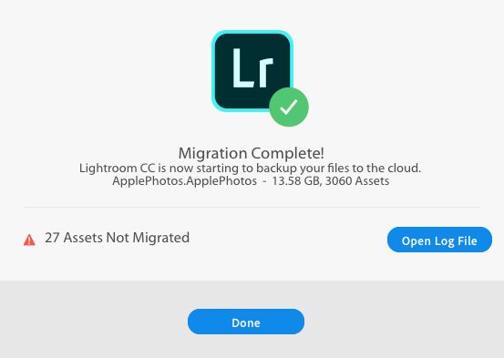 Overføring fullført