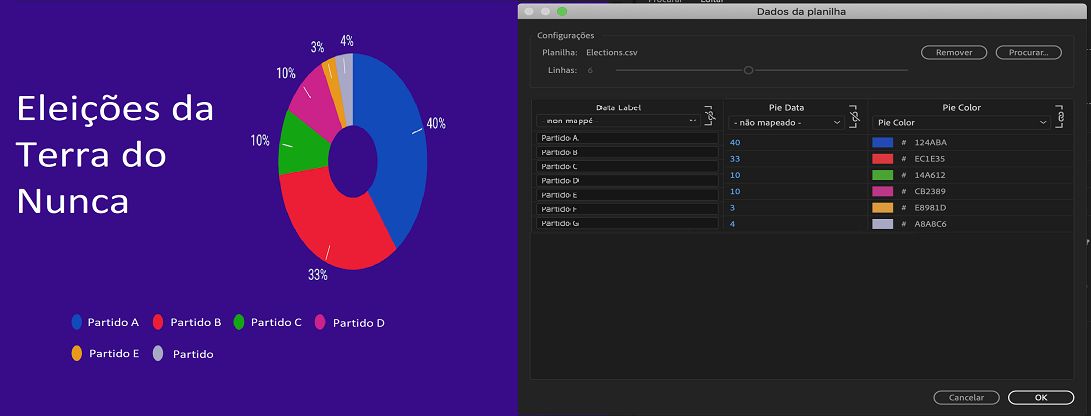 Tipos e rótulos de dados no Premiere Pro