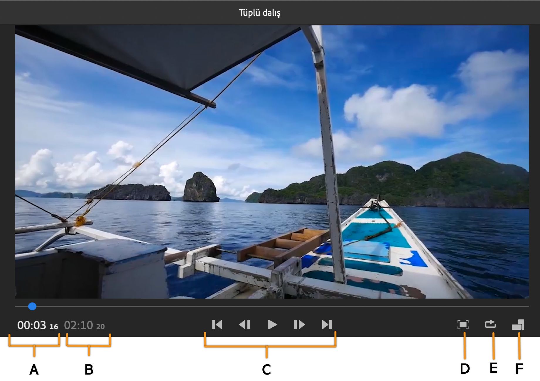 Önizleme monitörü kontrolleri
