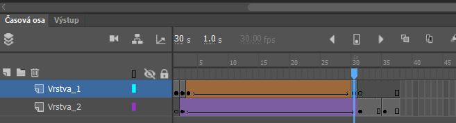 Přednastavený náběh/doběh pro více rozpětí