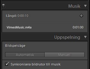 Lightroom: Synkronisera bilder automatiskt till musik
