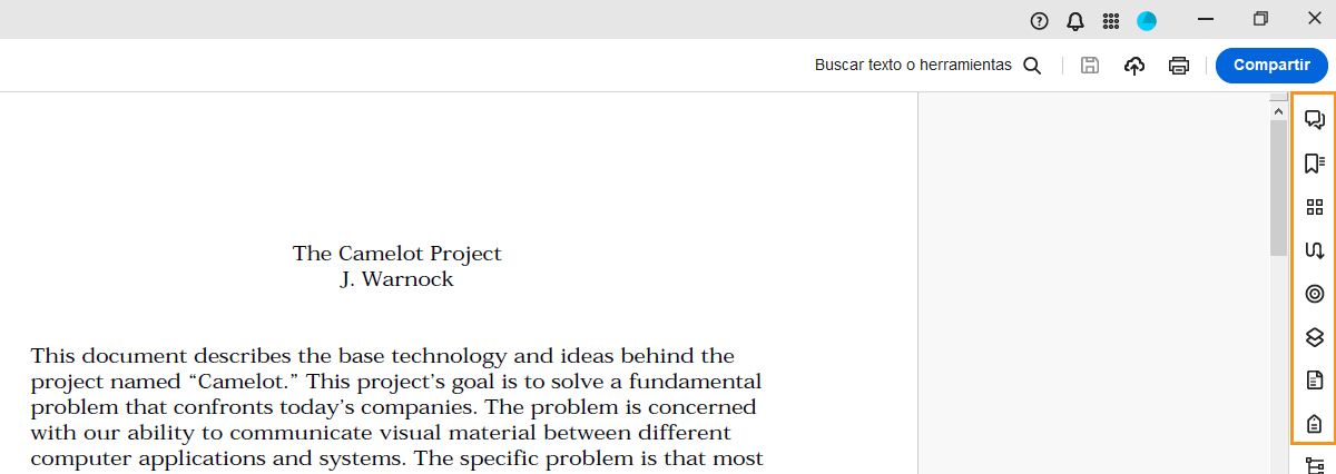 Panel de navegación