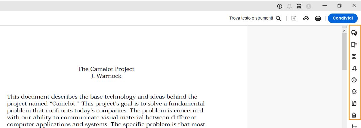 Riquadro di navigazione