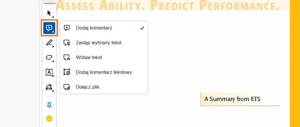 Narzędzia do komentowania