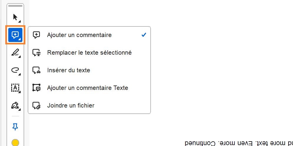 Outils de commentaires