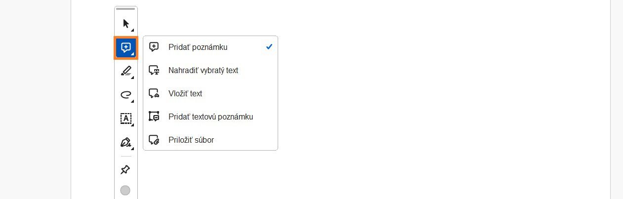 Nástroje na komentovanie