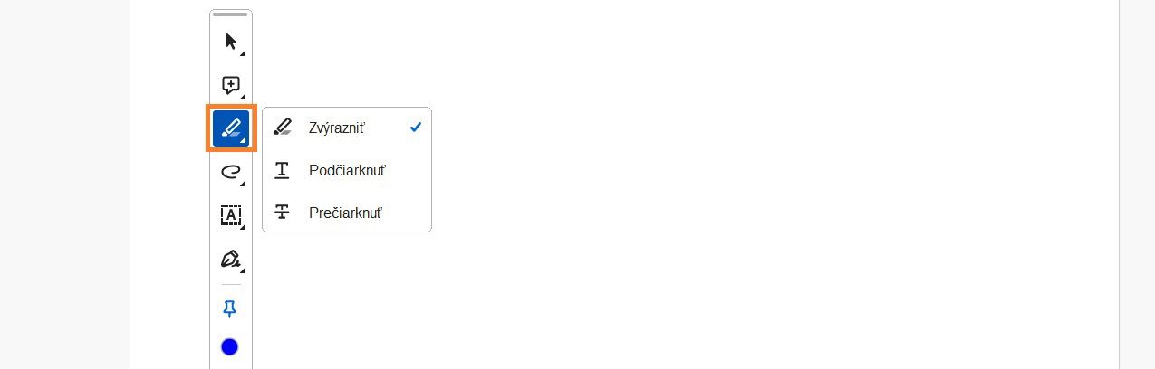 Nástroje na komentovanie