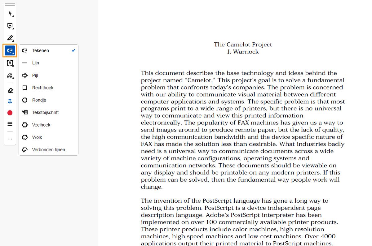 Annotatiegereedschappen