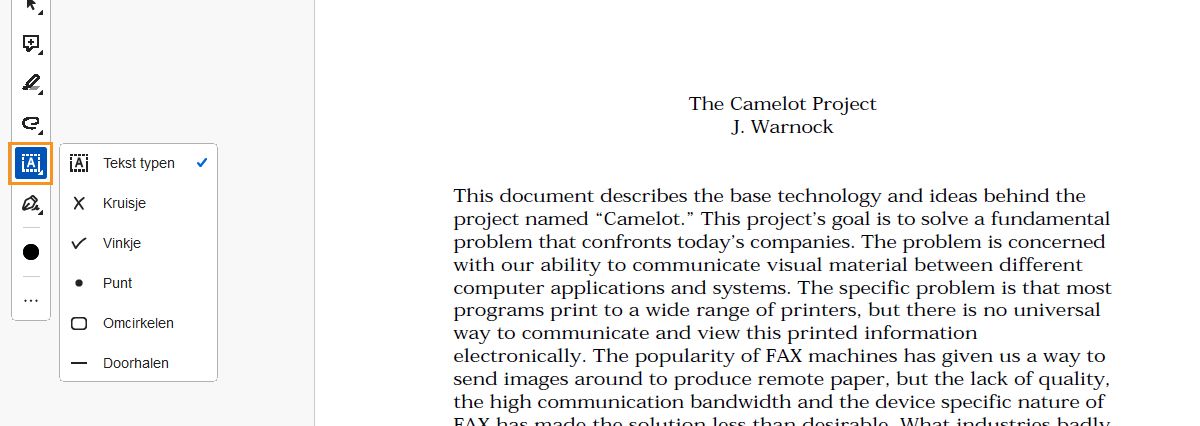 Tools voor opmerkingen