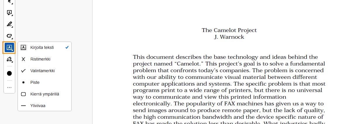 Kommentointityökalut