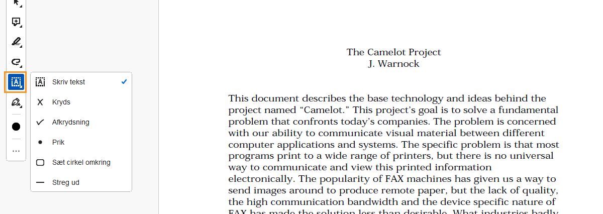 Kommenteringsværktøjer