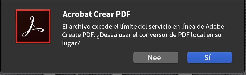 Nuevo mensaje de error