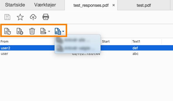 Nye menuindstillinger i formularsvarfilen og Adobe Portfolio