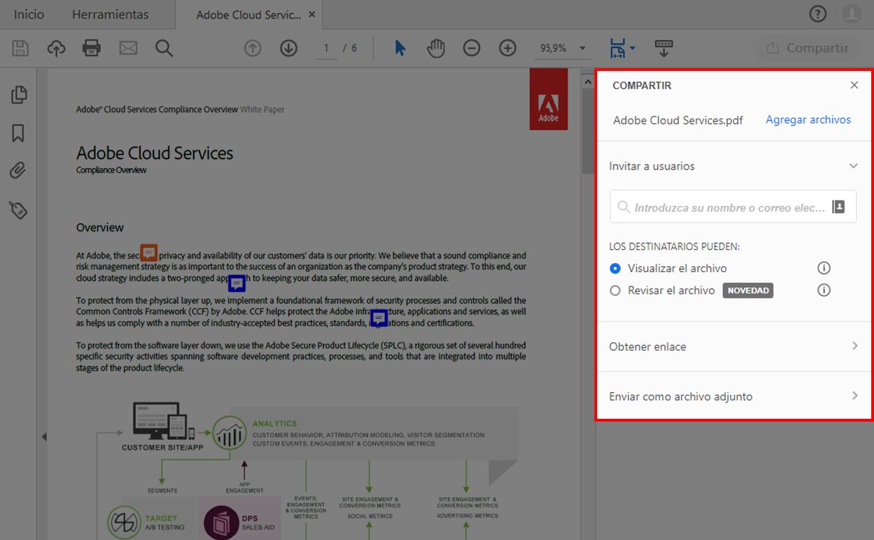 Una nueva experiencia unificada de uso compartido