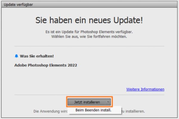 Neues Update