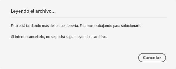 Cuadro de diálogo mostrado