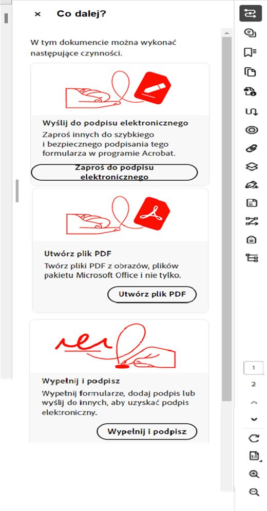 Następny najlepszy sposób działania