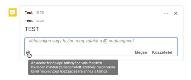 Nem megosztott vagy helyi fájlokra vonatkozó üzenet