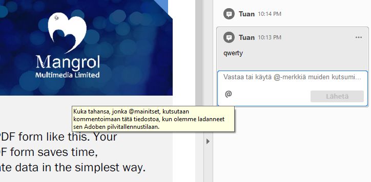 Jakamattomien tiedostojen tai paikallisten tiedostojen kehote