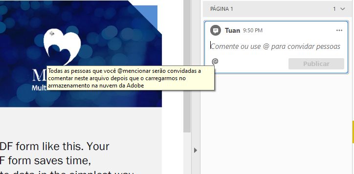 Prompt solicitando arquivos locais ou arquivos não compartilhados