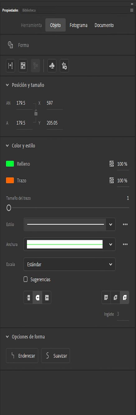 Inspector de propiedades de objeto