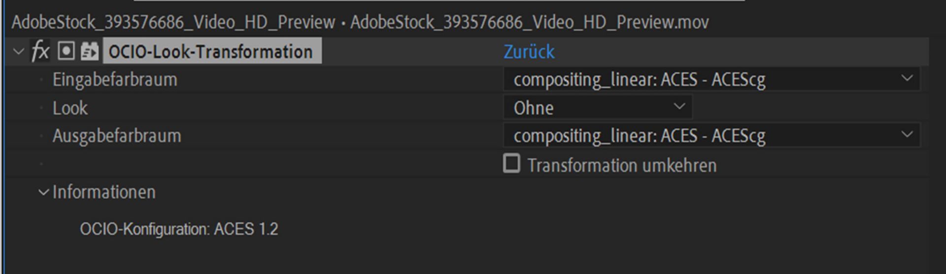 OCIO-Look-Transformations-Effekt