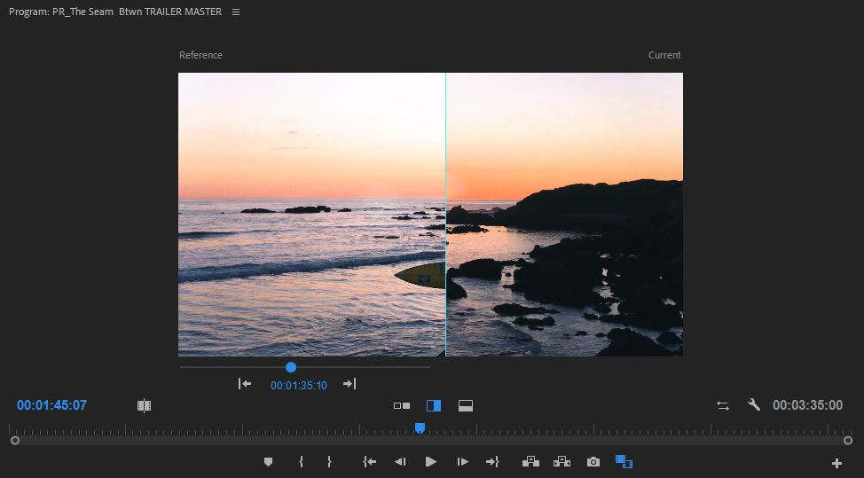 Подробное сравнение кадров