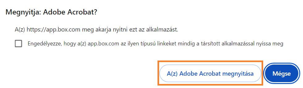 Nyissa meg az Acrobat vagy az Acrobat Reader programot 