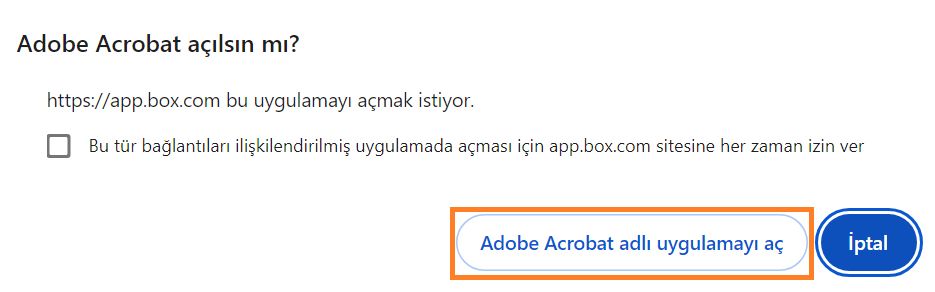 Acrobat veya Acrobat Reader'ı açın 