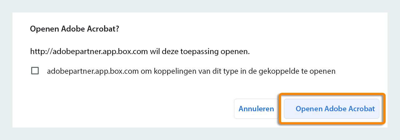 Open Acrobat of Acrobat Reader 