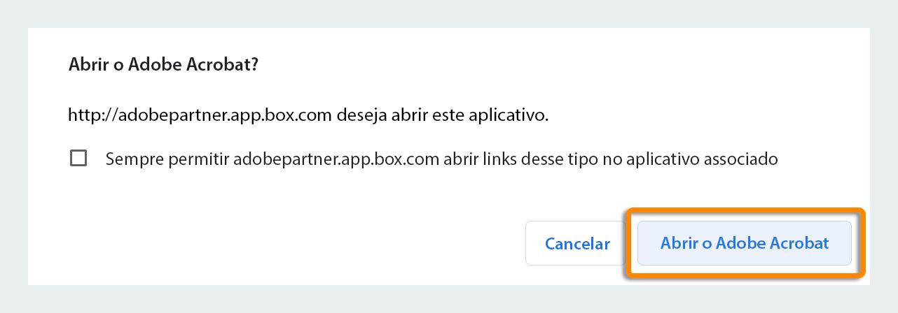 Abra o Acrobat ou o Acrobat Reader 