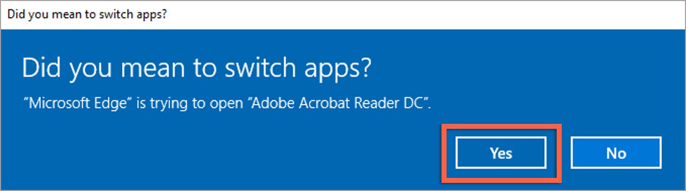 افتح في Acrobat أو Acrobat Reader