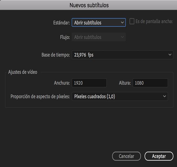 Subtítulos abiertos