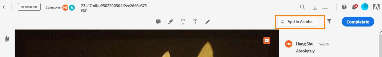 Rivedi in app desktop