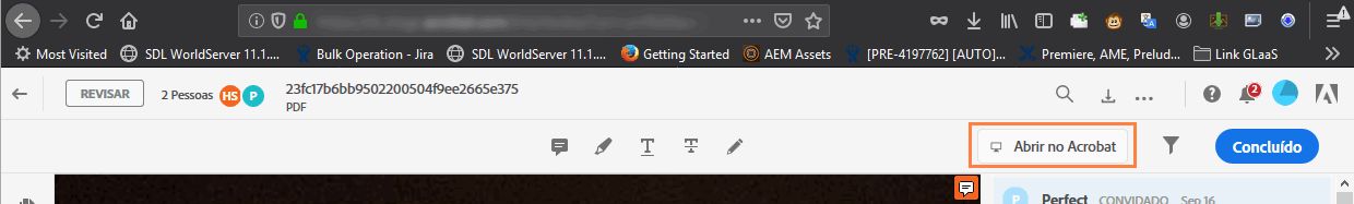 Revisar no aplicativo para desktop