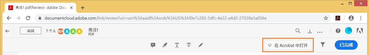 在桌面应用程序中审阅