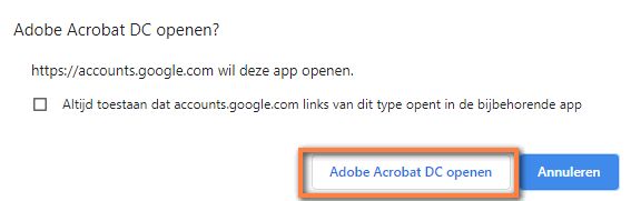 Openen in Acrobat