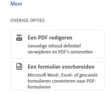 Overige opties - Een PDF redigeren, Een formulier voorbereiden