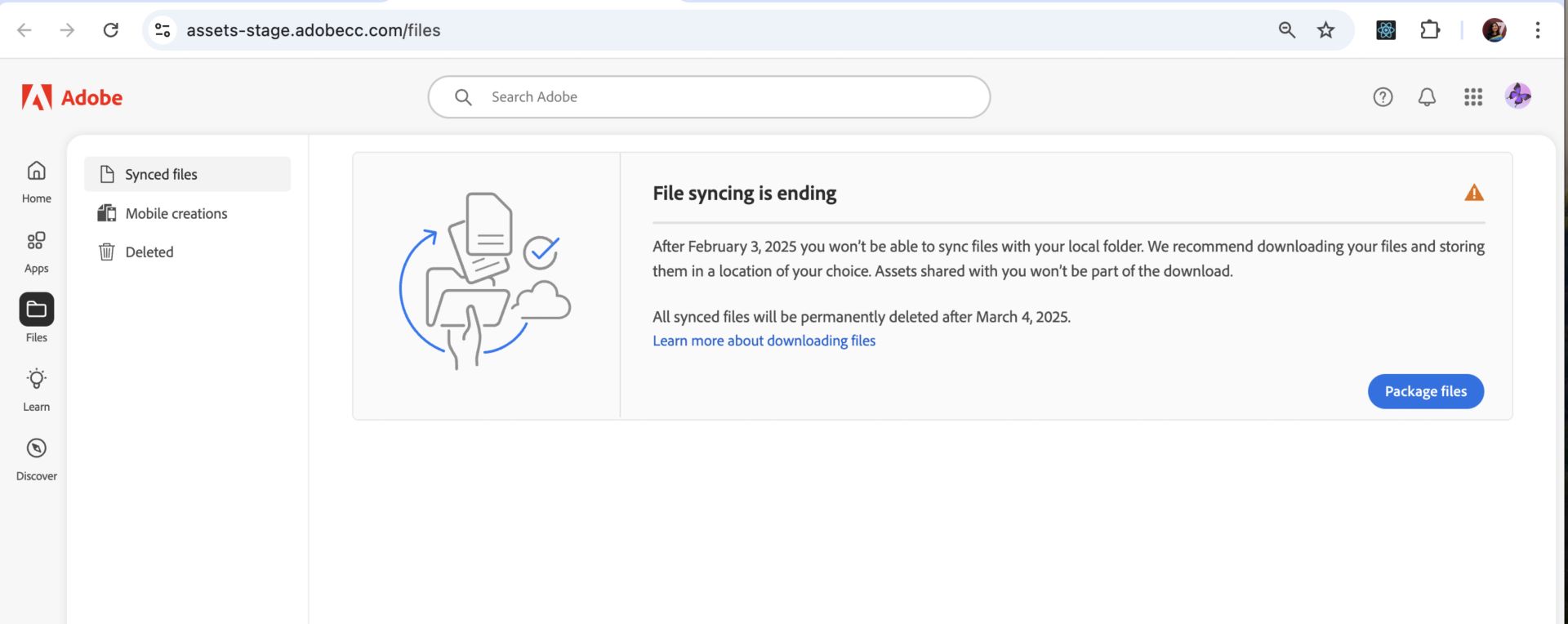 download filer i pakke på computer 