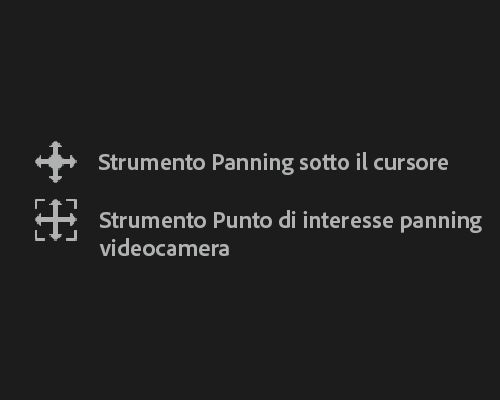 Controlli di panning