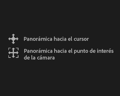 Controles de panorámica