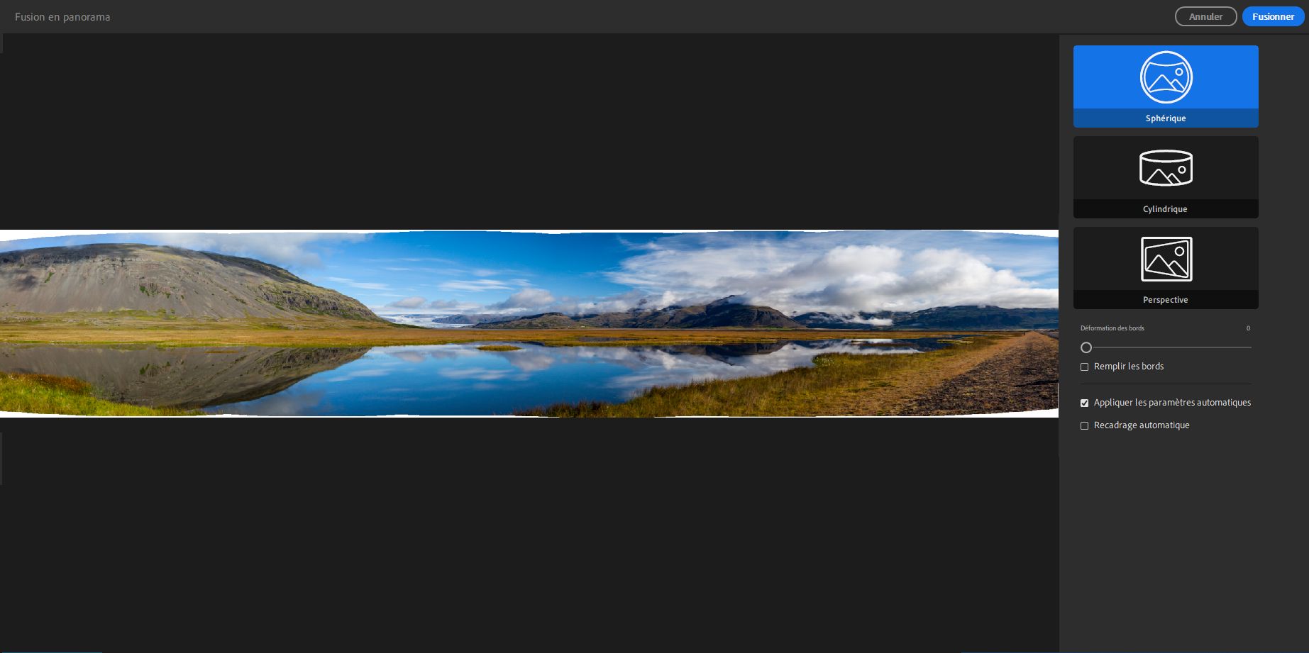 Projection de disposition sphérique