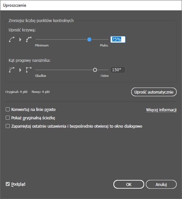 Upraszczanie ścieżek