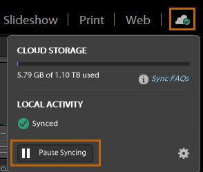 Sett synkronisering på pause