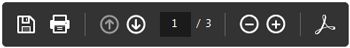 De HUD-werkbalk in een webbrowser