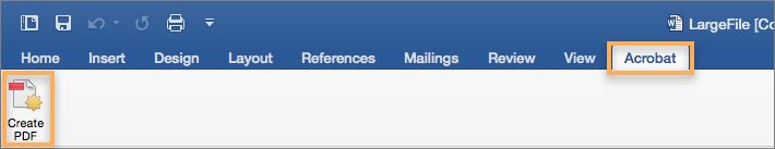 PDF létrehozása Word 2016-ból Mac OS rendszeren