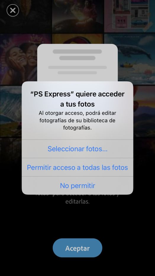 Acceder a fotos de dispositivos