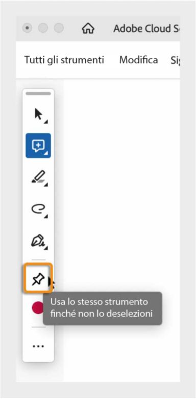 Fissare le annotazioni
